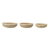 BLOOMINGVILLE NICO Basket, Set of 3 Natural