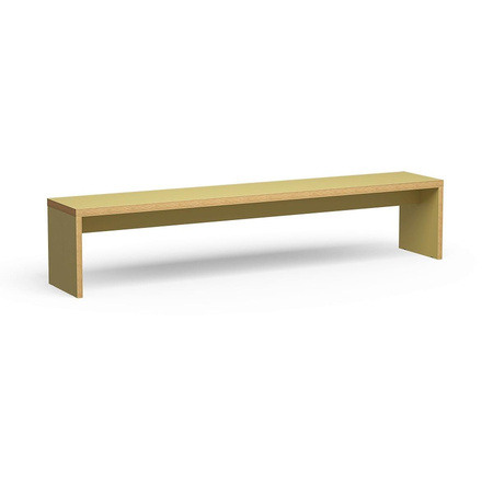 Ławka HKLIVING SIMPLY zielona rozmiar 220 cm