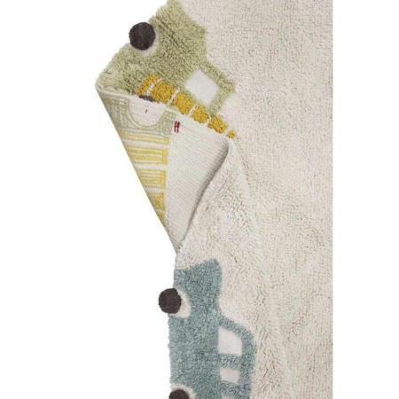 Dywan bawełniany Lorena Canals ECO CITY beżowy Ø140 cm