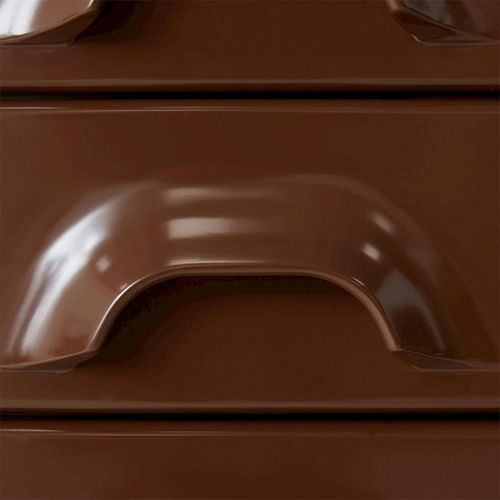 Chest of 6 drawers, chocolate
