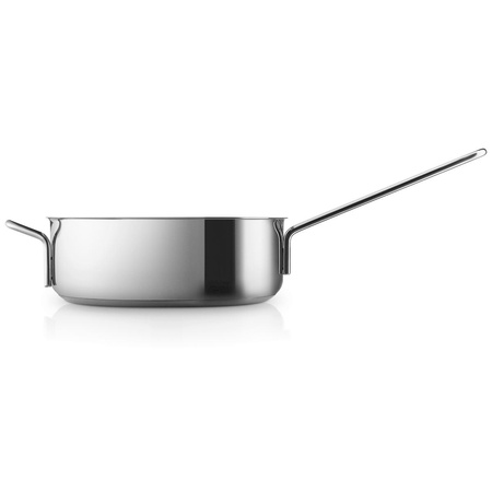 Patelnia do smażenia Eva Trio STAINLESS STEEL srebrna Ø24 cm