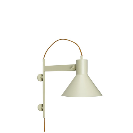 HÜBSCH STUDIO beige wall lamp