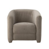 Joel Lounge Chair, Grey, Polyester
