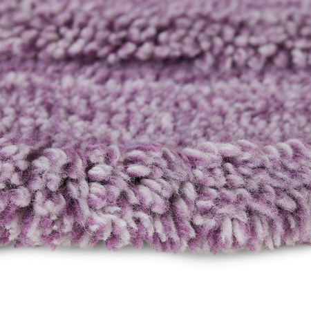 Round woolen rug lilac (150x150cm)