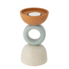 Loretta Votive, Orange, Polyresin