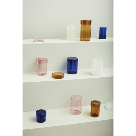 Pop Storage Jars Large Frosted (set of 2)