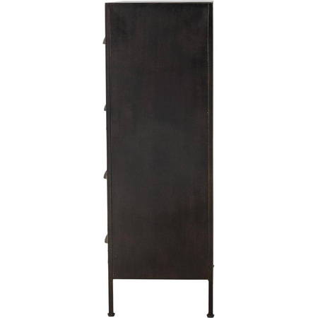 Matteo Drawer, Black, Metal