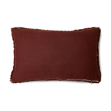 Poduszka hkliving WOOLEN brązowa rozmiar 60x40 cm