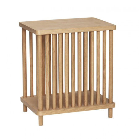 HÜBSCH ROLL bedside table natural