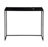 Konsola Igne Furniture FLEUR BLACK czarna