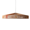 Pendant rope lamp terra shades