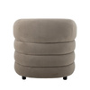 Joel Lounge Chair, Grey, Polyester