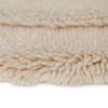 Round woolen rug cream (150x150cm)