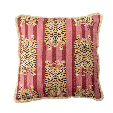 Poirino Cushion, Pink, Cotton