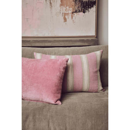 Poduszka hkliving WOVEN różowa rozmiar 60x40 cm