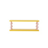 Bibiola Shelf, Yellow, MDF