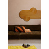 Rattan wall panel curl
