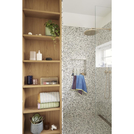 Słoik do przechowywania Hübsch POP biały small (zestaw 2)