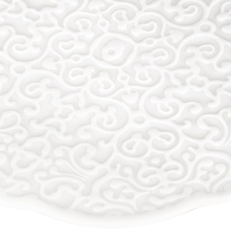 ALESSI Dressed white saucer