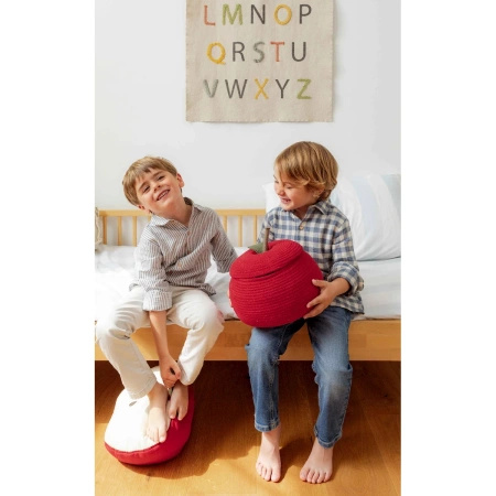 Kosz Lorena Canals APPLE czerwony