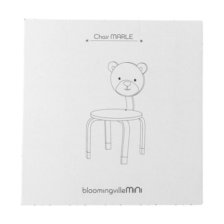 Marle Chair, Brown, FSC®100%, MDF