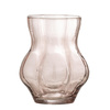 Tava Vase, Rose, Glass