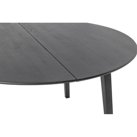 Peron Dining Table, Black, FSC® 100%, Oak