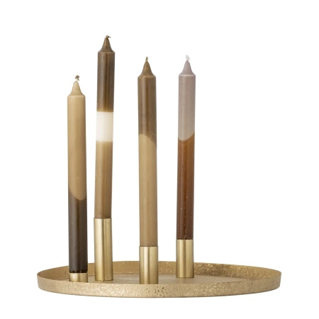 Świecznik na 7 świec Bloomingville MAXIME złotych