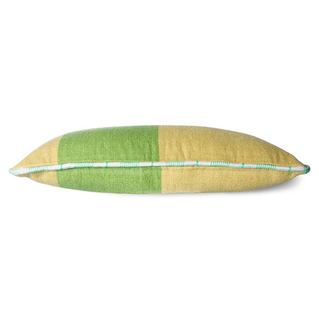 Poduszka hkliving WOOL zielona rozmiar 38x74 cm