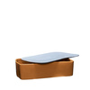 Amare Desk Organiser Large Brown/Light blue