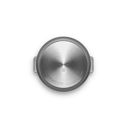 Garnek z powłoką ceramiczną Slip-Let® Eva Trio GREY LINE szary 4.8 l