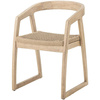 Serrone Dining Chair, Nature, Rubberwood