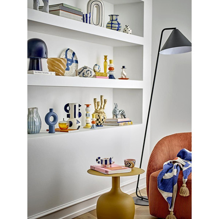 Kairi Candle Holder, Yellow, Stoneware