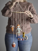 Children's decoration BLOOMINGVILLE ROSANA brown