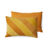 Striped velvet cushion april (60x40cm)