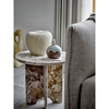 Paula Candle Holder, Brown, Stoneware