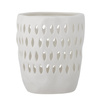 Matil Votive, White, Stoneware