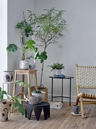 BLOOMINGVILLE IGNACIA flowerpot white