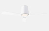 Ceiling fan with LEDS lamp C4 GARBÍ white