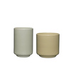 Deux Pots Light green/Sand (set of 2)