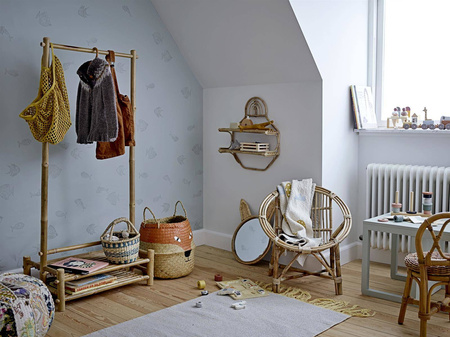 Christianna Clothes Rack, Nature, Bamboo