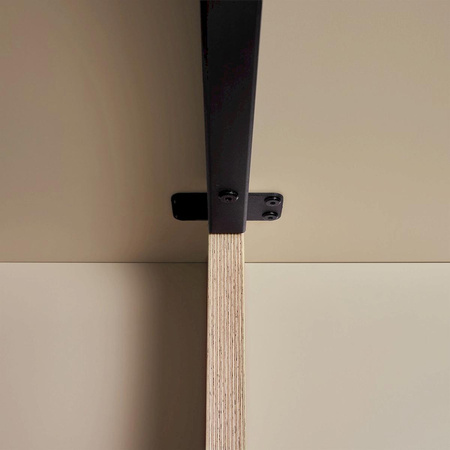 Dining table, cream, rectangular 280cm