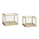 Display Box Hübsch SPECTACLE transparentny small (zestaw 2)