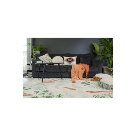 Dywan bawełniany Lorena Canals BOTANIC beżowy 200 x 300 cm