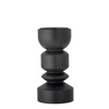 Bowen Candle Holder, Black, Pine