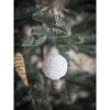 Nicolet Ornament, White, Plastic
