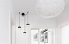 Triple suspension for UMAGE CANNONBALL CLUSTER lamps black