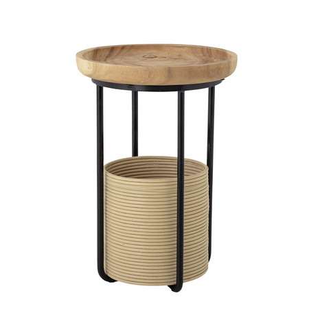 Hitti Side Table, Nature, Suar Wood