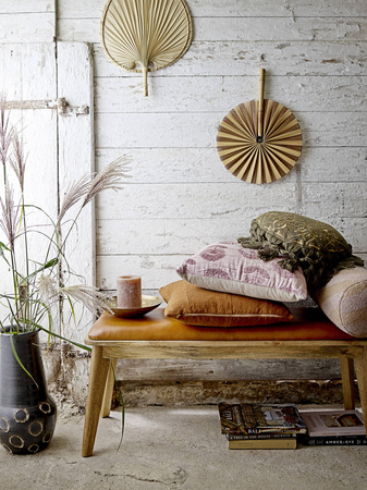 BLOOMINGVILLE KITA cushion brown