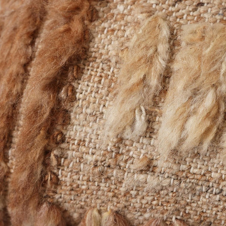 Poduszka hkliving FURRY brązowa rozmiar 40x25 cm